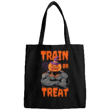 Discover Train Or Treat Muscular Jack O Lanterns Bags