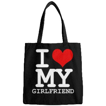Discover i love my girlfriend Bags 2023