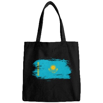 Discover Kazakhstan flag Bags