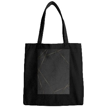 Discover Luxury Black Gold Geometric Polygon Bags