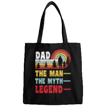Discover dad the man the myth the legend Bags