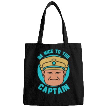 Discover Be Nice To The Captain Boat Ship Boating Yacht Bags