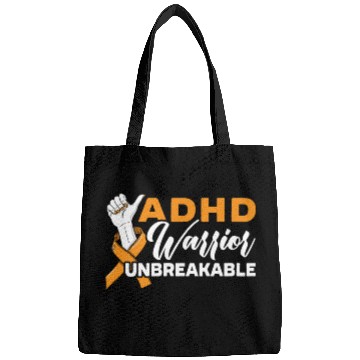 Discover ADHD Warrior Unbreakable Embrace Neurodiversity Bags