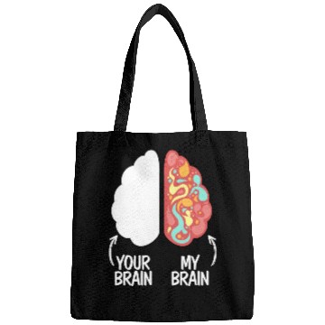 Discover Your Brain My Brain Embrace Neurodiversity ADHD Bags
