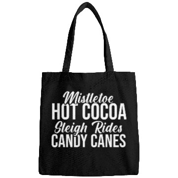 Discover Mistletoe Hot Cocoa Sleigh Rides Candy Canes Bags