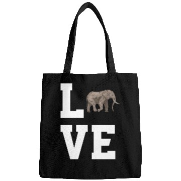 Discover Love Elephants Bags