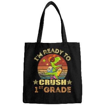 Discover I'm Ready To Crush 1st Grade Dinosaur Bags