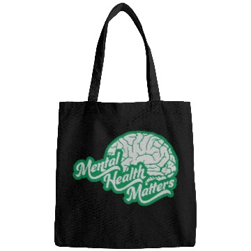 Discover mental health matters quote Bags