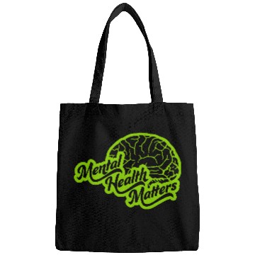 Discover mental health matters quote Bags