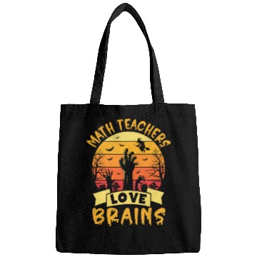 Discover Funny Math Teacher Halloween All Teachers Love Bra Bags