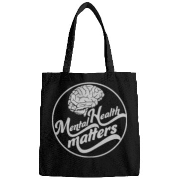 Discover mental health matters quote Bags