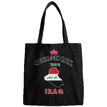Discover Iraq original 100% flags design Bags