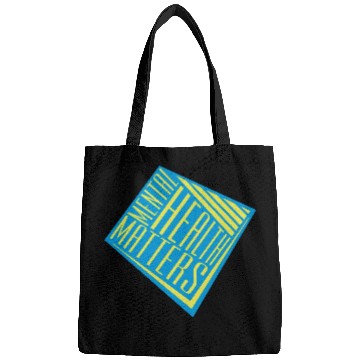 Discover mental health matters quote Bags