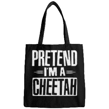Discover Pretend I'm A Cheetah Easy Lazy Halloween Costume Bags