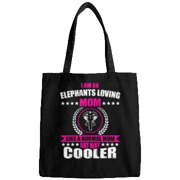 Discover Funny Elephant Loving Mom Bags