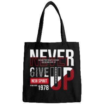Discover Never Give Up Bags
