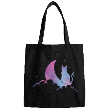 Discover Celestial Cat Lover Pastel Goth Feline Bags
