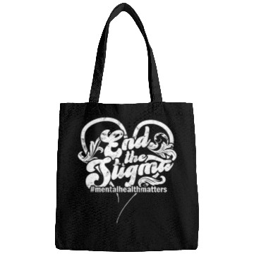 Discover End the stigma #mentalhealthmatters - psychology Bags