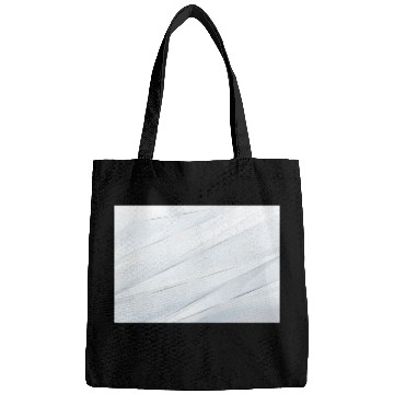Discover Luxury White Silver Stripes Bags