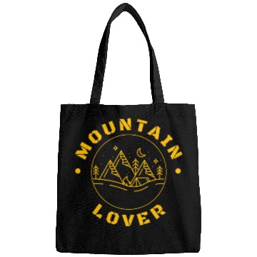 Discover Mountain Lover Yellow Bags