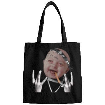 Discover Gangster baby type shit Bags