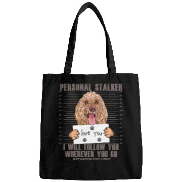 Discover Funny Goldendoodle Dog Lover Cartoon Bags