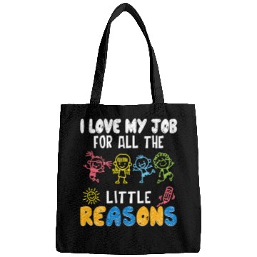 Discover I Love My Job For All The Little Reasons Funny Bags