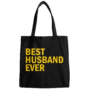 Discover Best Husband Ever (yellow text) Bags