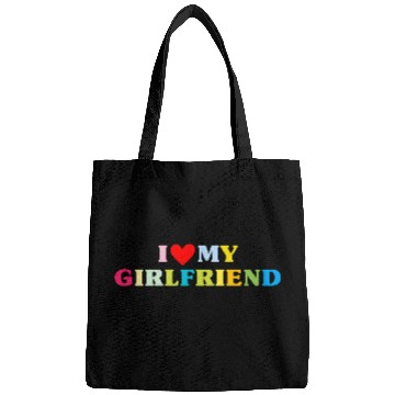 Discover i love my girlfriend Bags