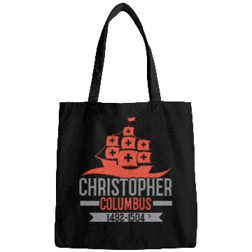 Discover Columbus Day Navigator Ship Christopher Columbus Bags