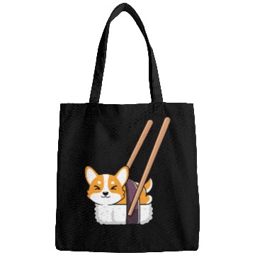 Discover Kawaii Sushi Corgi Roll Lover Bags