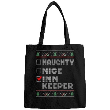 Discover Naughty Nice Innkeeper, Matching Christmas Group Bags
