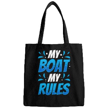 Discover My Boat My Rules Boating Captain Ship Yacht Bags