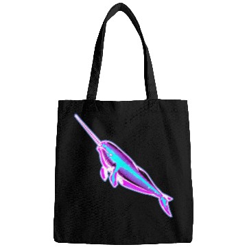Discover Synthwave Narwhal Bags