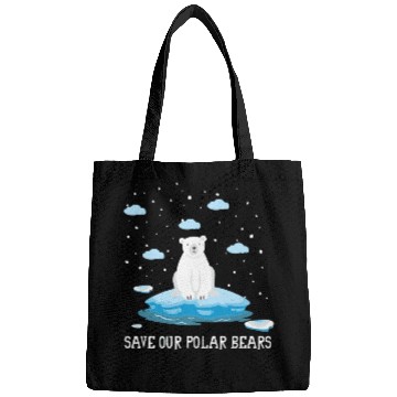 Discover Earth Day Climate Change Save Our Polar Bears Bags