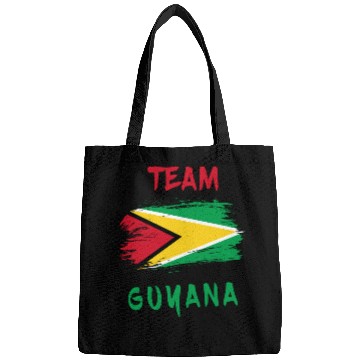 Discover Team Guyana flags design Bags