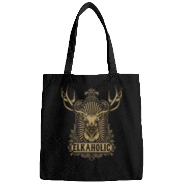 Discover Elkaholic American Deer Hunter Patriotic Bags