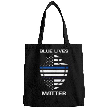 Discover Police Blue Lives Matter Bags