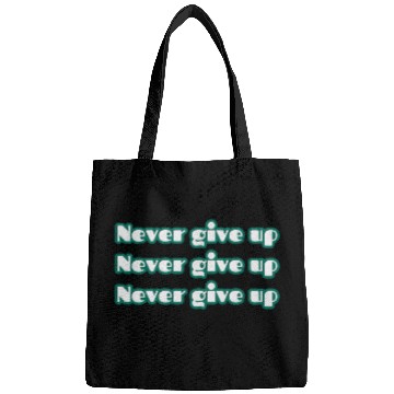 Discover never give up Bags