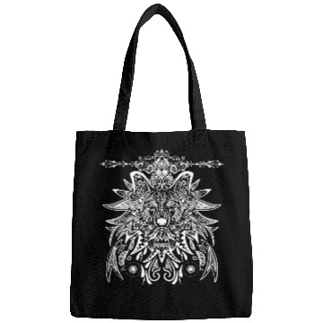Discover Wolf Mandala Bags