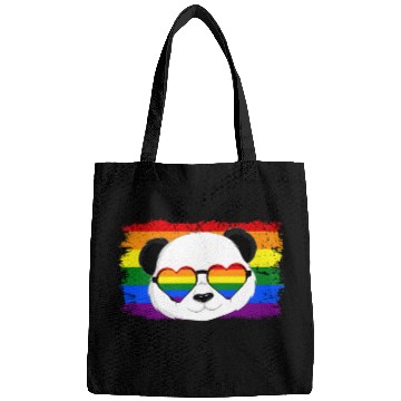 Discover Rainbow Panda Bear LGBT Gay Pride Bags