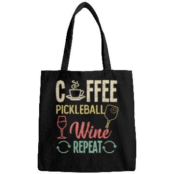 Discover Coffee Pickleball Wine Repeat Bags