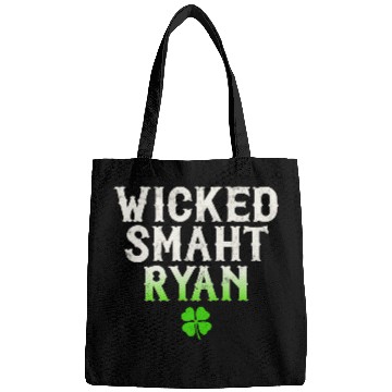 Discover Wicked Smaht Ryan Clan Boston Irish Slang Bags