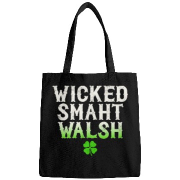 Discover Wicked Smaht Walsh Clan Boston Irish Slang Bags