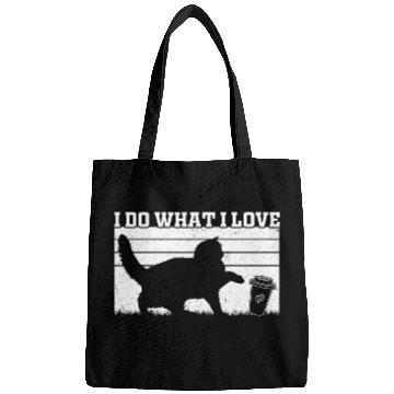 Discover I Do What I Love - Cat Owner Cat Lover Funny Cat Bags