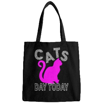Discover cats day today for cat lovers Bags