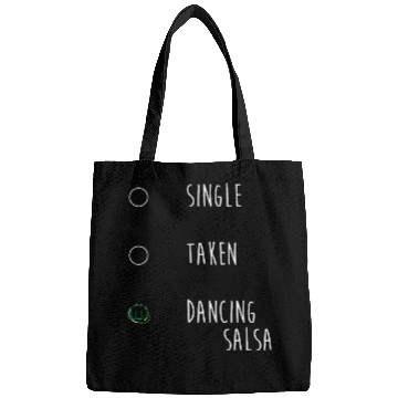 Discover Relationship Status Single Taken Funny Salsa Dance Bags