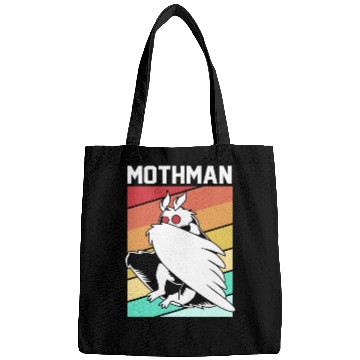 Discover Retro Mothman Cryptid 80s Vintage Mothman Bags
