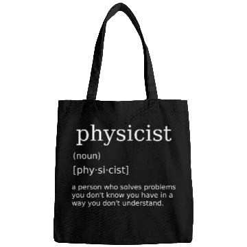 Discover Physicist Science Physics Teacher Nerd Bags