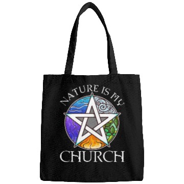 Discover Nature Is My Church Bags